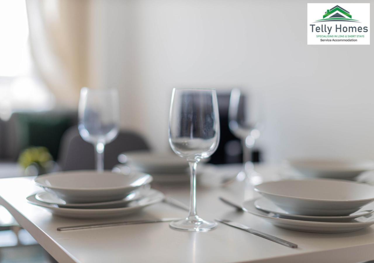 5 Percent Off Weekly And 20 Percent Off Monthly Bookings - Marigold Unit At Telly Homes Limited Birmingham City Centre -2 Bedroom Apartment, Free Wifi Bagian luar foto