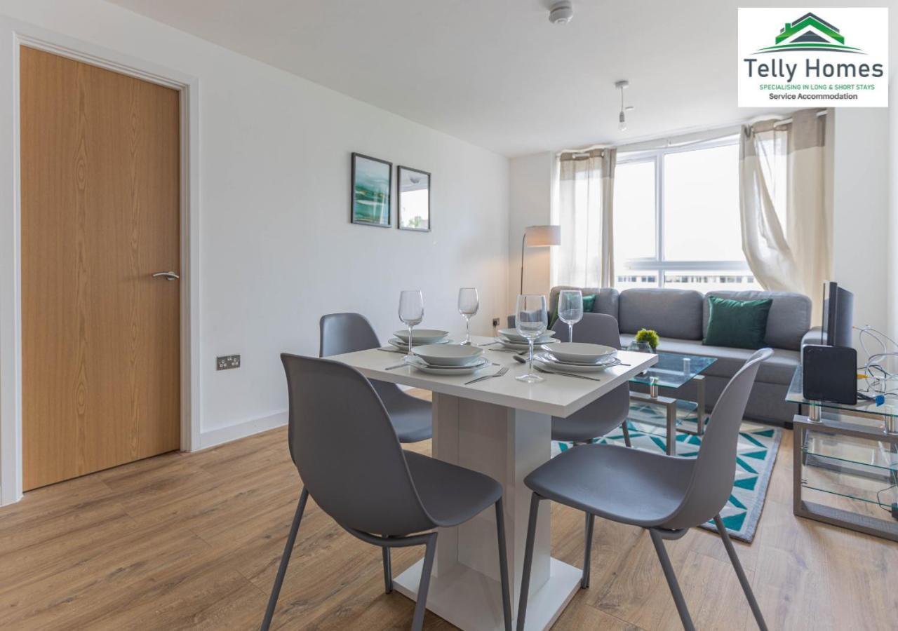 5 Percent Off Weekly And 20 Percent Off Monthly Bookings - Marigold Unit At Telly Homes Limited Birmingham City Centre -2 Bedroom Apartment, Free Wifi Bagian luar foto