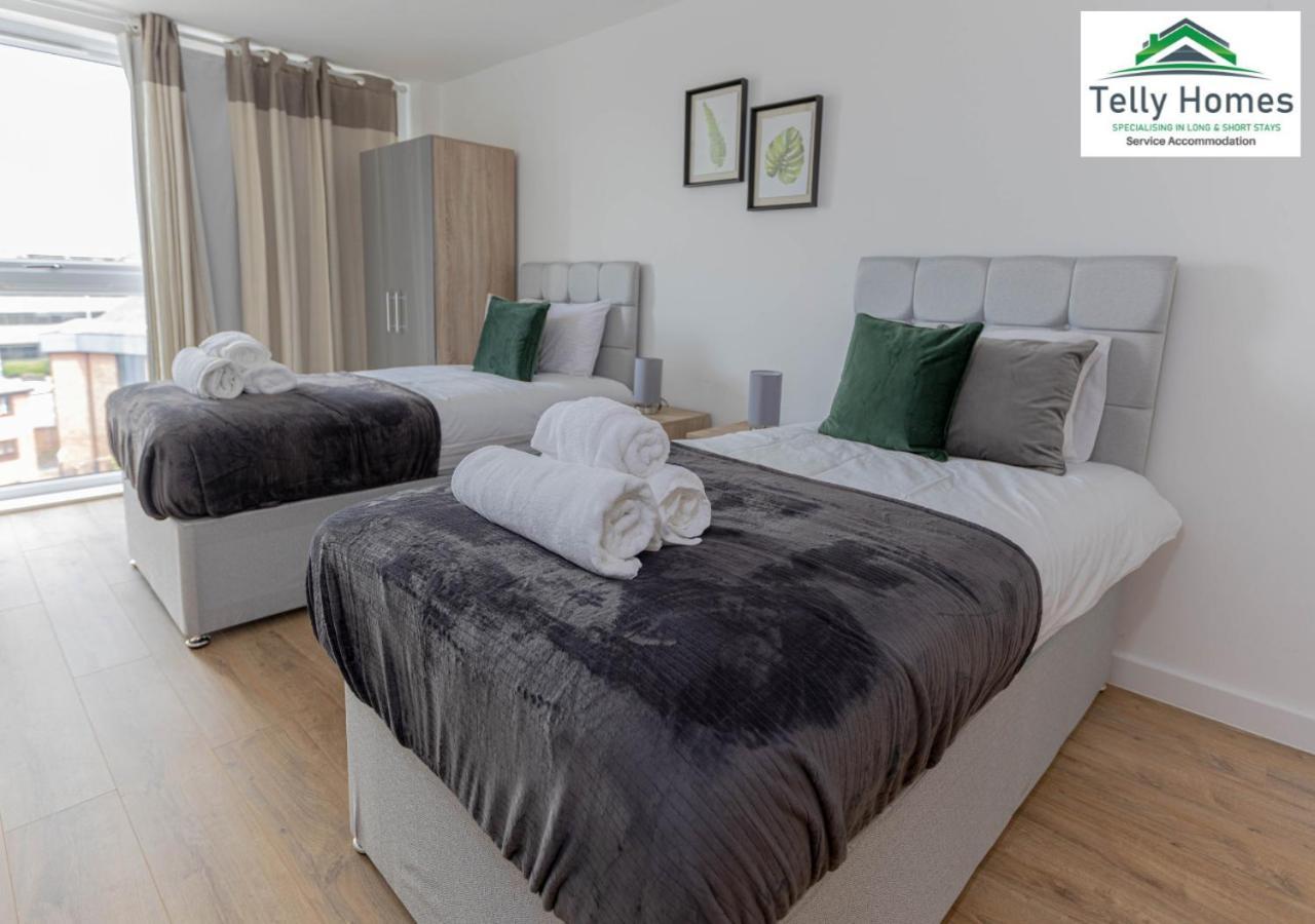 5 Percent Off Weekly And 20 Percent Off Monthly Bookings - Marigold Unit At Telly Homes Limited Birmingham City Centre -2 Bedroom Apartment, Free Wifi Bagian luar foto