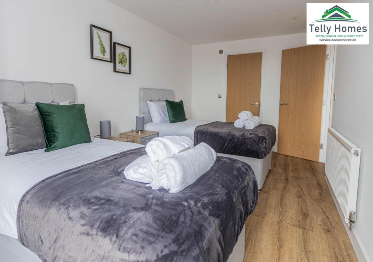 5 Percent Off Weekly And 20 Percent Off Monthly Bookings - Marigold Unit At Telly Homes Limited Birmingham City Centre -2 Bedroom Apartment, Free Wifi Bagian luar foto